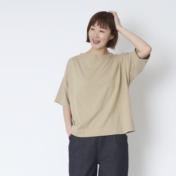 DAYS/5分袖ボートネックプルオーバー -大人女性の審美眼をクリアする5